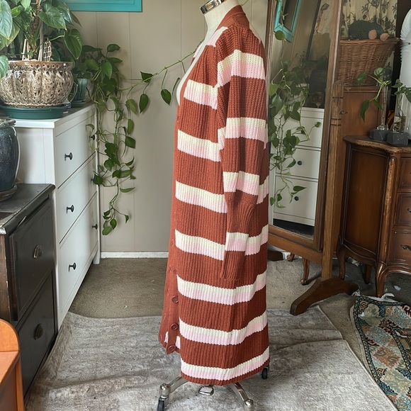 ELOQUII Elements puff sleeve cardigan sweater dress, plus size 22/24 - Picture 5 of 11